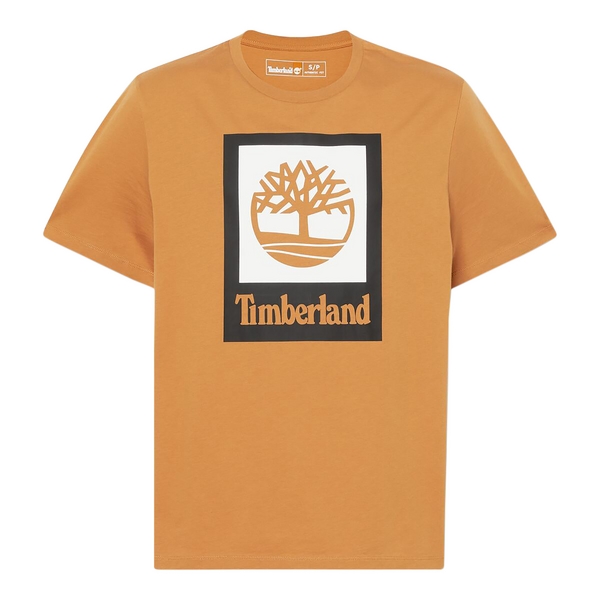 TIMBERLAND Tee Shirt Timberland Colored Short Sleeve Noir / Marron 1084199
