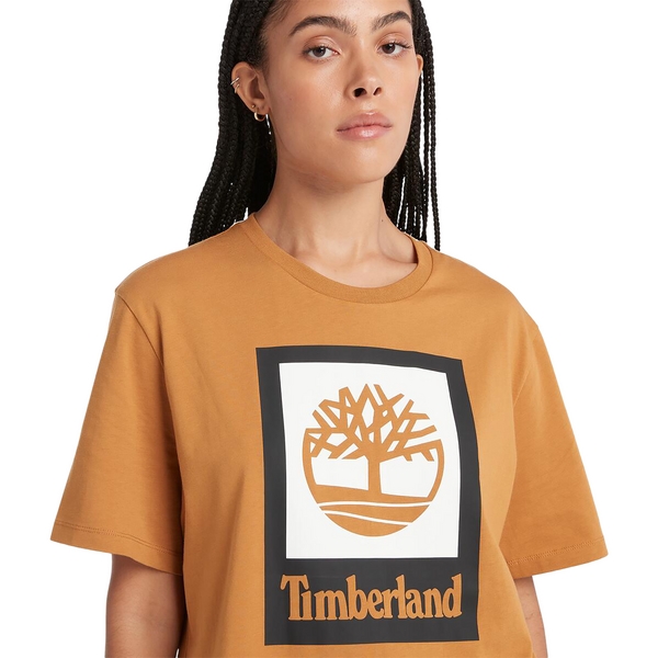 TIMBERLAND Tee Shirt Timberland Colored Short Sleeve Noir / Marron Photo principale