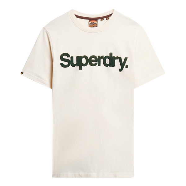 SUPERDRY Tee Shirt Superdry Core Logo Classic Beige 1084203