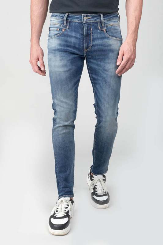 LE TEMPS DES CERISES Jeans Skinny Power, 7/8me BLEU 1084715