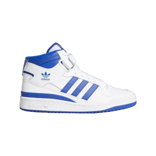 ADIDAS Baskets Adidas Forum Mid Cloud White / Royal Blue / Cloud White 1084951
