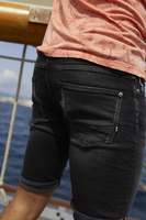 LE TEMPS DES CERISES Bermuda Short En Jeans Jogg NOIR