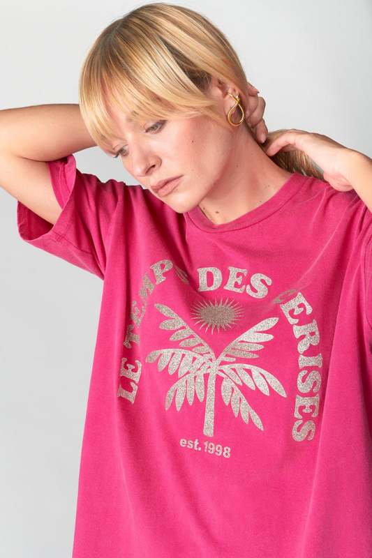LE TEMPS DES CERISES Tee-shirt Cassio ROSE Photo principale
