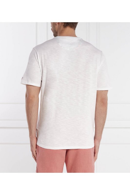 GUESS Tshirt 100% Coton Motif Poche  -  Guess Jeans - Homme G011 Pure White Photo principale