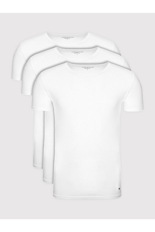 TOMMY HILFIGER Tee-shirts-t-s Manches Courtes-tommy Hilfiger - Homme 100 White 1085765
