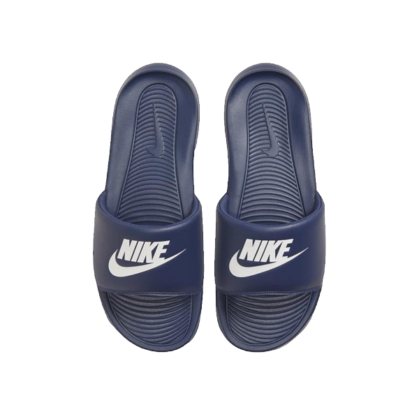 NIKE Sandales Nike Victori One Bleu Marine Nuit / Bleu Marine Nuit / Blanc Photo principale