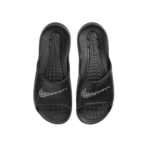 NIKE Sandales Nike Victori One Noir / Noir / Blanc Photo principale