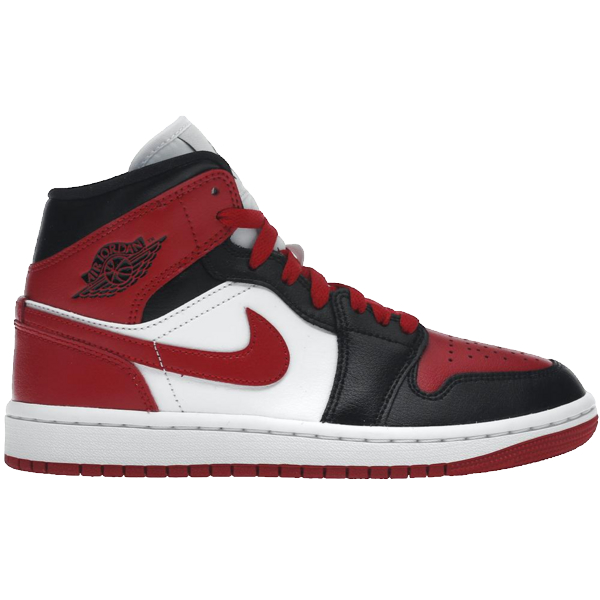 NIKE Baskets Nike Air Jordan 1 Mid White / Red / Black 1086273