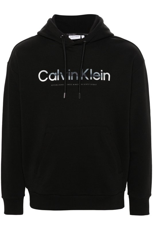 CALVIN KLEIN Sweat Capuche Logo Print  -  Calvin Klein - Homme BEH Ck Black 1086283