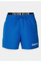 CALVIN KLEIN Short De Bain Double Ceinture Logo  -  Calvin Klein - Homme DYO Faience Blue