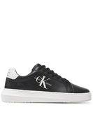 CALVIN KLEIN Sneakers Basses Cuir  -  Calvin Klein - Homme 0GJ Black/White