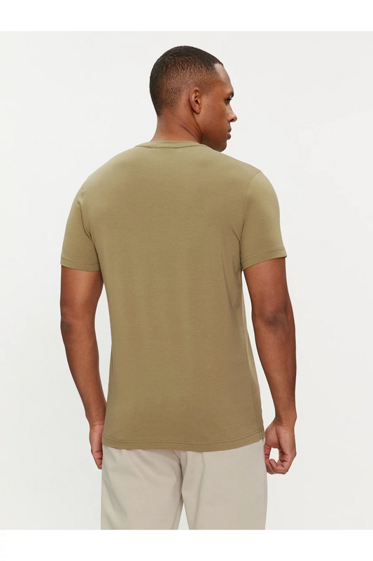 CALVIN KLEIN Tshirt Basique Stretch  -  Calvin Klein - Homme MSS Delta Green Photo principale