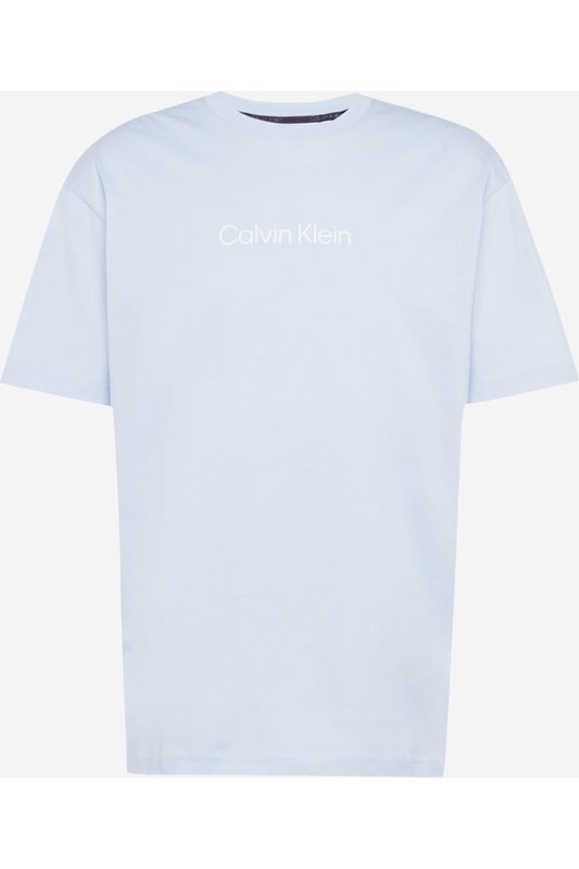 CALVIN KLEIN Tshirt Basique Coton Bio  -  Calvin Klein - Homme CGK Kentucky Blue 1086538