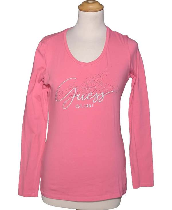 GUESS SECONDE MAIN Top Manches Longues Rose 1086837