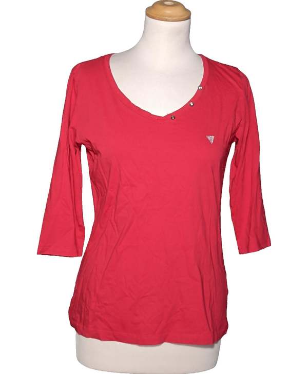 GUESS Top Manches Longues Rouge