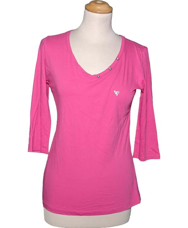 GUESS Top Manches Longues Rose Photo principale