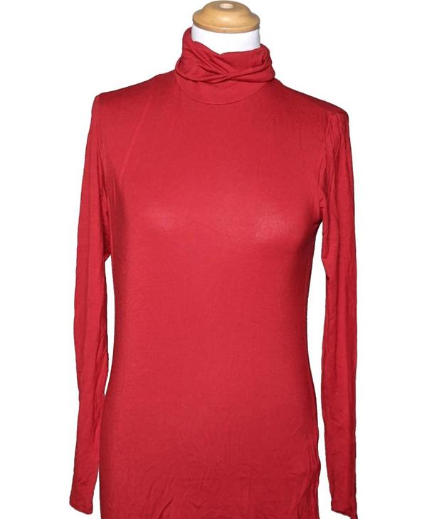 BENETTON Top Manches Longues Rouge