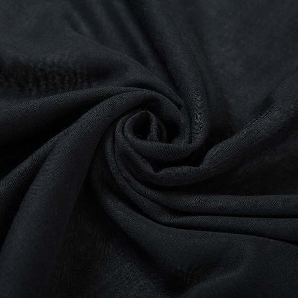 ALBERTO CABALE Chche Coton Noir Elvia - Noir / 180x70cm / 100% Coton Noir Photo principale