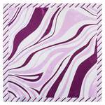 ALBERTO CABALE Petit Carr De Soie Cream Purple Clo - 60x60cm / 100% Soie / Violet Violet