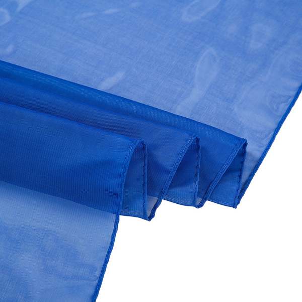 ALBERTO CABALE Voile De Soie Denim Vra - 180x50cm / 100% Soie / Bleu Bleu Photo principale