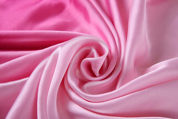 ALBERTO CABALE tole De Soie Light Pink Dark Pink Duo - 180x90cm / 100% Soie / Rose Rose Photo principale