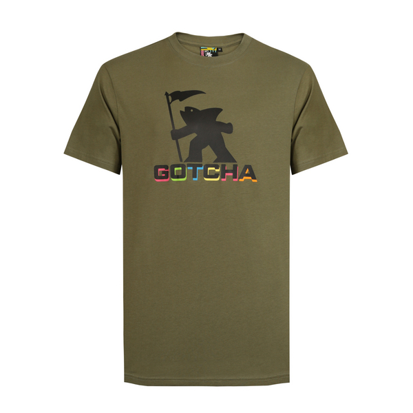 GOTCHA T-shirt Gotcha Fishman Tee M Kaki 1089034