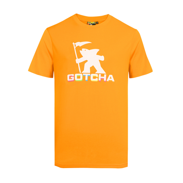 GOTCHA T-shirt Gotcha Fishman Tee M Orange 1089034