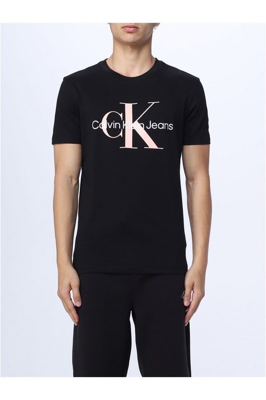 CALVIN KLEIN Tshirt Gros Logo Print  -  Calvin Klein - Homme BEH Ck Black 1089120