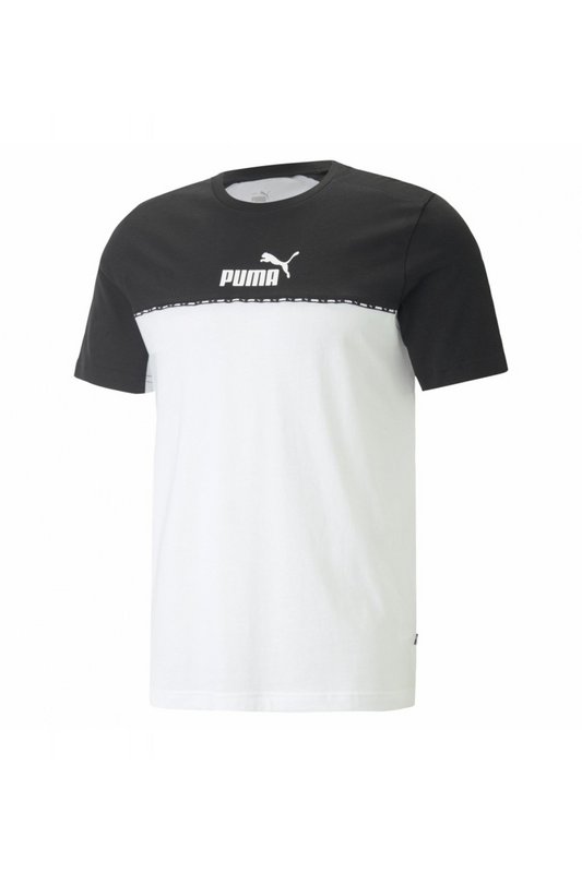 PUMA Tshirt 100% Coton Logo Print   -  Puma - Homme PUMA BLACK