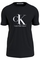 CALVIN KLEIN Tee Shirt Iconique En Coton   -  Calvin Klein - Homme BEH Ck Black