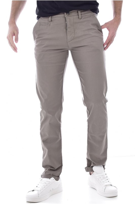 JUST EMPORIO Pantalon Chino Coton Stretch  -  Just Emporio - Homme KHAKI 1089170