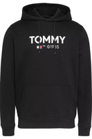TOMMY JEANS Sweat Capuche Gros Logo  -  Tommy Jeans - Homme BDS BLACK