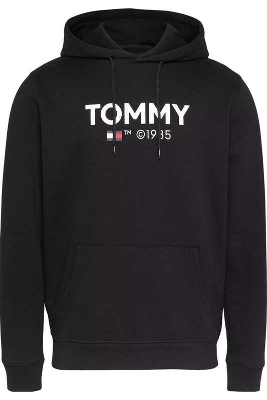TOMMY JEANS Sweat Capuche Gros Logo  -  Tommy Jeans - Homme BDS BLACK Photo principale