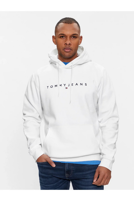 TOMMY JEANS Sweat Capuche Essentiel  -  Tommy Jeans - Homme YBR WHITE Photo principale