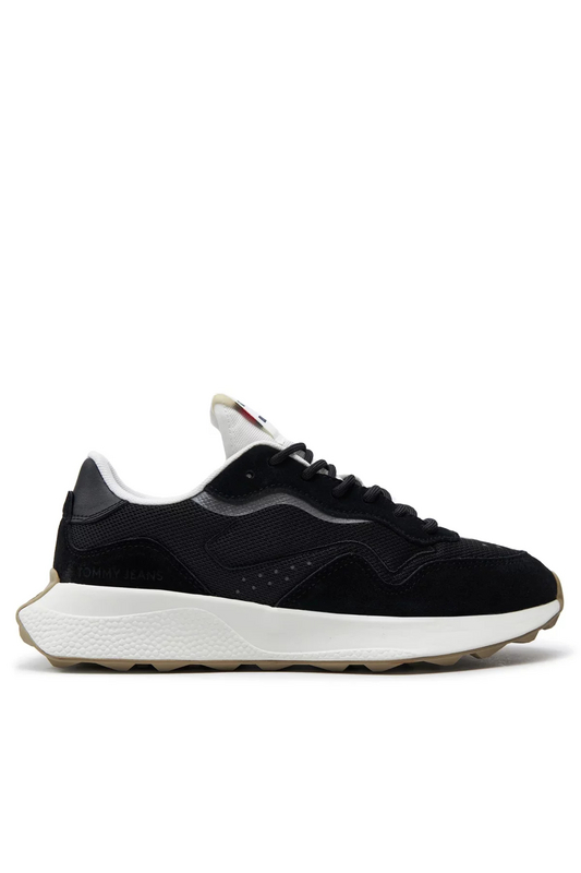 TOMMY JEANS Sneakers Running Retro  -  Tommy Jeans - Femme BDS Black