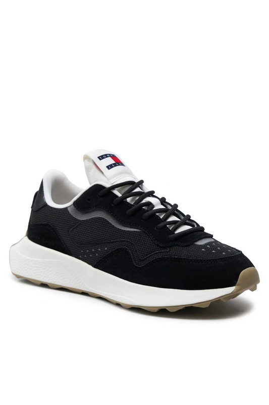 TOMMY JEANS Sneakers Running Retro  -  Tommy Jeans - Femme BDS Black Photo principale