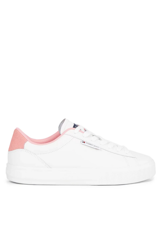 TOMMY JEANS Sneakers Basses Cuir  -  Tommy Jeans - Femme TIC Tickled Pink 1089669
