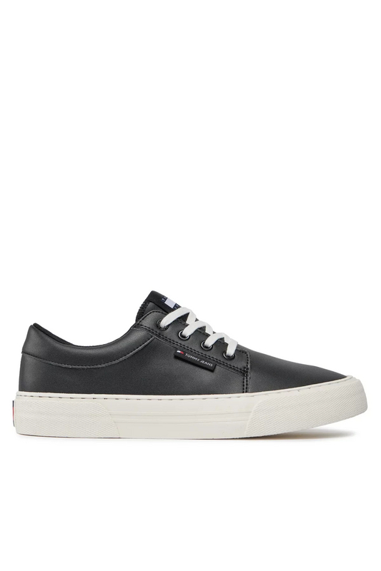 TOMMY JEANS Sneakers Cuir Pu Skate Derby  -  Tommy Jeans - Homme BDS Black 1089716