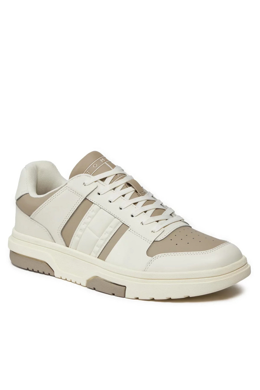 TOMMY JEANS Sneakers En Cuir The Brooklyn  -  Tommy Jeans - Homme PKQ Pleasant Clay Photo principale