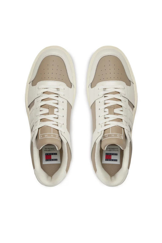 TOMMY JEANS Sneakers En Cuir The Brooklyn  -  Tommy Jeans - Homme PKQ Pleasant Clay Photo principale