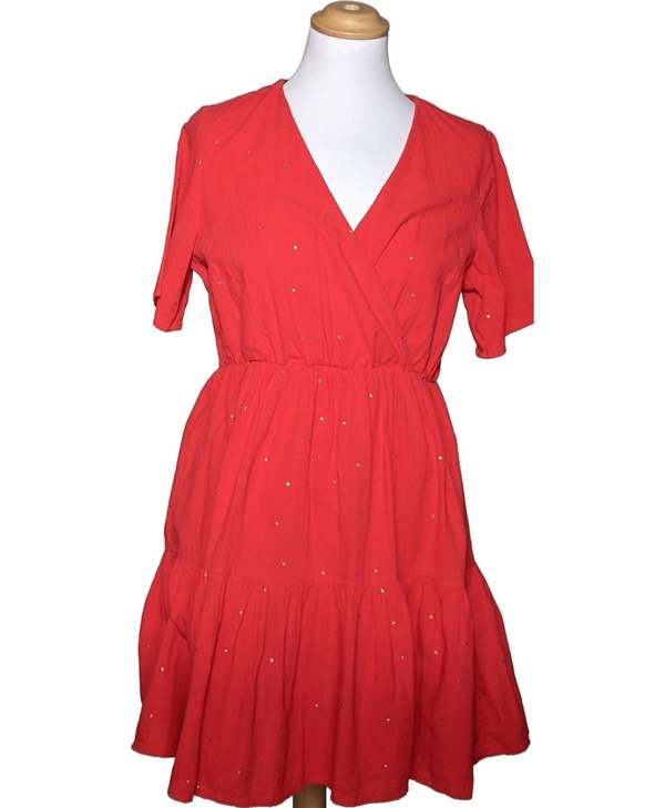PIECES Robe Courte Rouge