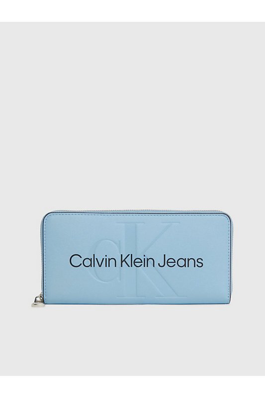 CALVIN KLEIN Portefeuille Cuir Pu Anti Rfid  -  Calvin Klein - Femme CEZ Blue Shadow 1090072