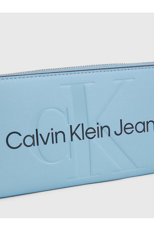CALVIN KLEIN Portefeuille Cuir Pu Anti Rfid  -  Calvin Klein - Femme CEZ Blue Shadow Photo principale