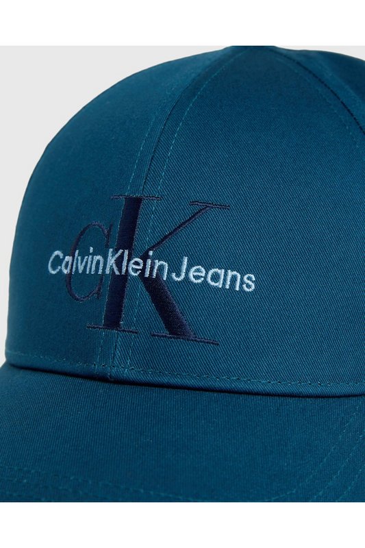 CALVIN KLEIN Casquette Baseball Logo Brod  -  Calvin Klein - Homme CGX Onyx Blue Photo principale