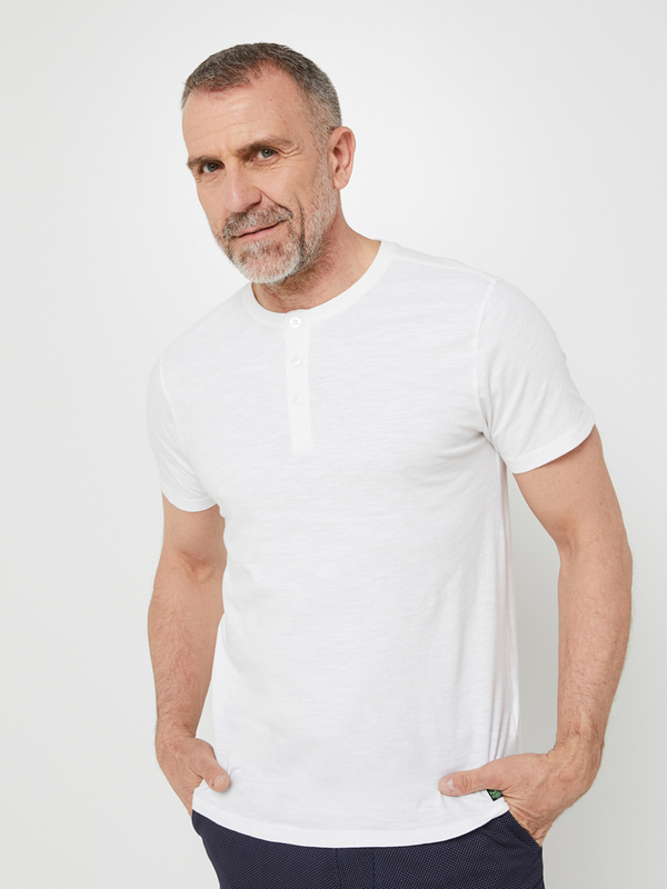 PETROL INDUSTRIES Tee-shirt Tunisien En Coton 100% Coton Flamm Blanc Photo principale