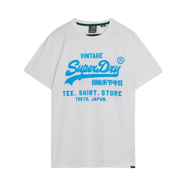 SUPERDRY Tee Shirt Superdry Neon Vl Blanc 1090557