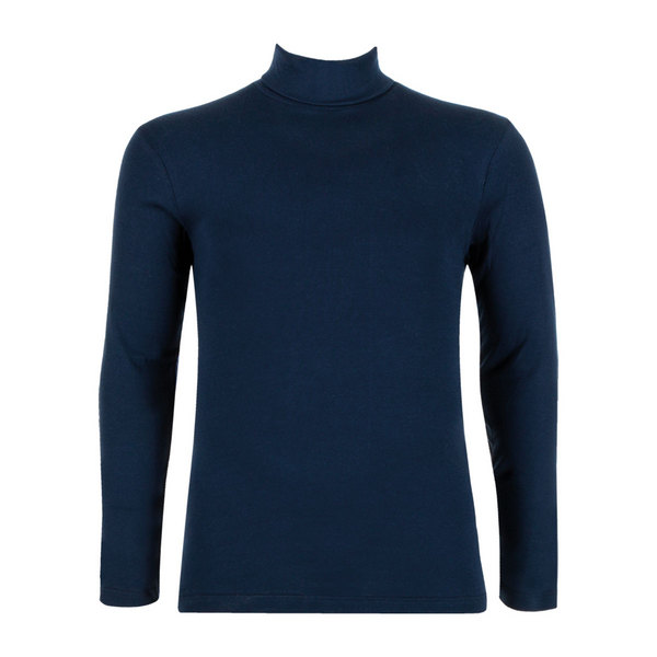 EMINENCE Tee-shirt Col Roul Manches Longues Homme Pur Coton Bleu marine 1090862