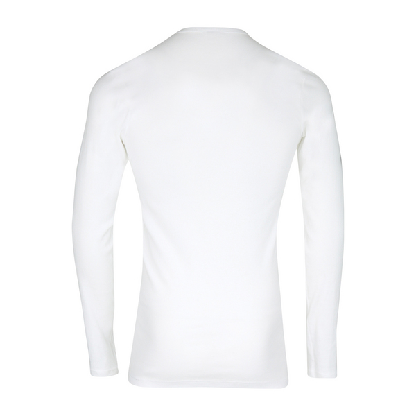 EMINENCE T-shirt Col Rond Manches Longues Homme Pur Coton Premium Blanc Photo principale