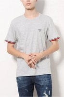 GUESS Tshirt Regular Coton  -  Guess Jeans - Homme LHY LIGHT HEATHER GREY M