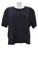 GUESS Tshirt Oversize Logo Brod  -  Guess Jeans - Femme JBLK Jet Black A996